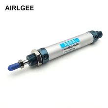 MAL16x50 Double Action 16mm Bohrung 50mm Hub Geschraubt Kolbenstange Pneumatische aluminiumlegierung Mini Air Zylinder Kostenloser Versand