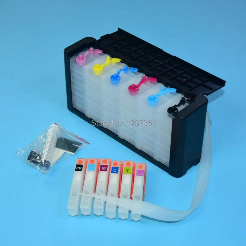 6 اللون IC70 المستمر الحبر نظام العرض مع رقاقة arc الدائم استخدام ل epson EP-905 EP-805 EP-705 EP-775 طابعة 6 اللون IC70 المستمر الحبر نظام العرض مع رقاقة arc الدائم استخدام ل epson EP-905 EP-805 EP-705 EP-775 طابعة