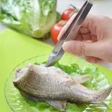 12 см из нержавеющей стали рыбья кость для чистки овощей Пинцет Для Удаления пинцета