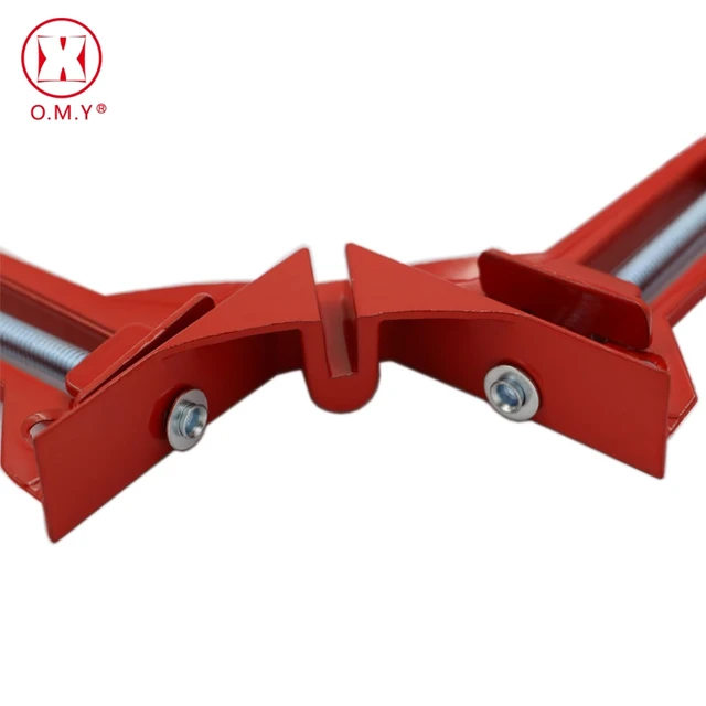 OMY 4pcs Style 90 Degrees Angle Clamp Right Angle Woodworking Frame Clamp DIY Glass