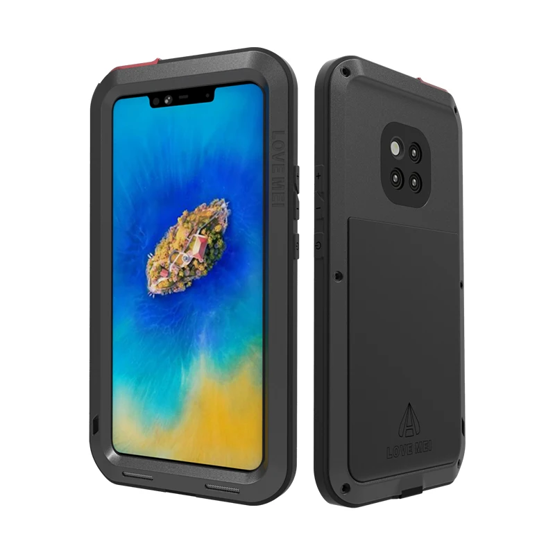 

For Huawei Mate 20 Pro Case Waterproof Cover for Huawei Mate 20 Pro Aluminum Metal Shockproof Case For Huawei Mate20 Pro Cover