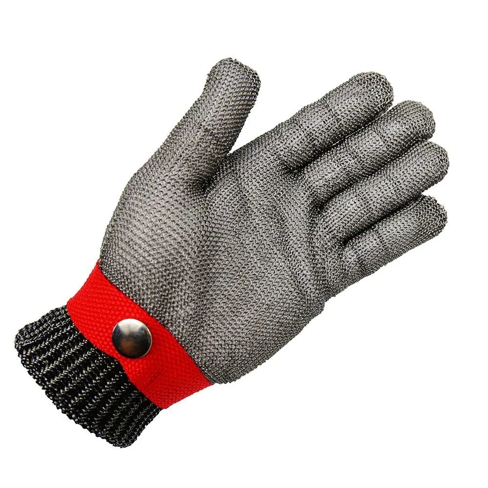

CPTDCL Safety Cut Proof Stab Resistant 316L Stainless Steel Wire Fish Glove Size S High Performance Level 5 Protection