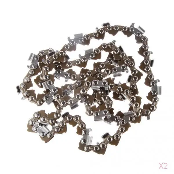 2Pcs 18' 72 Drive Links Universal Chainsaw Saw Chain Gardening Power Tool
