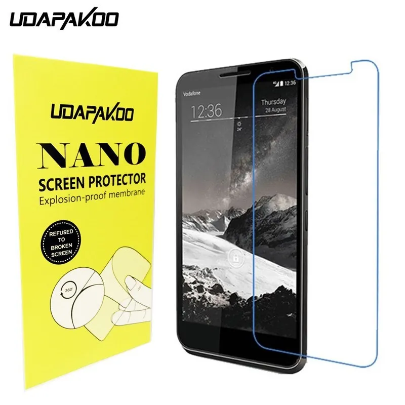 

Soft Glass film Nano Explosion-proof glass Screen Protector For Vodafone Smart 4 MAX Power Fun mini turbo Ultra 6 Prime III 975