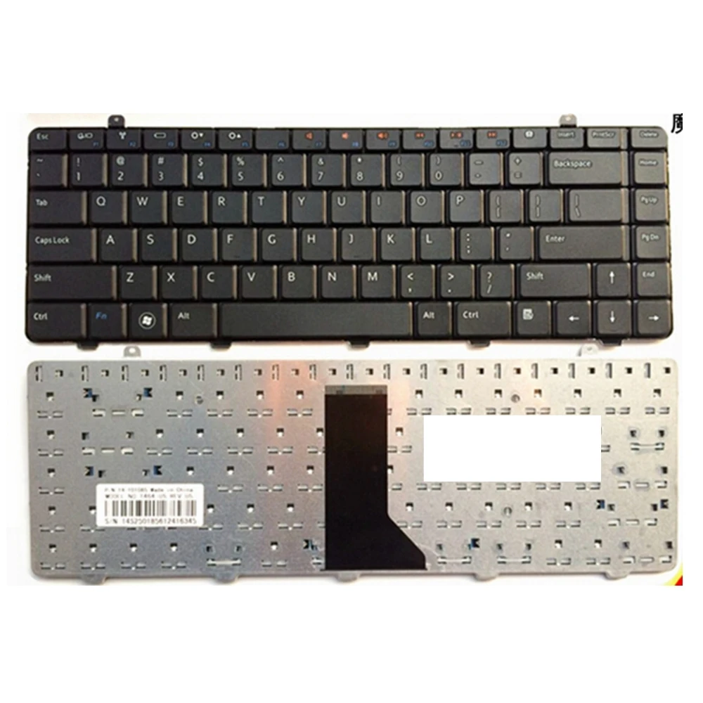 US Black New English Replace laptop keyboard For DELL For Inspiron 1464