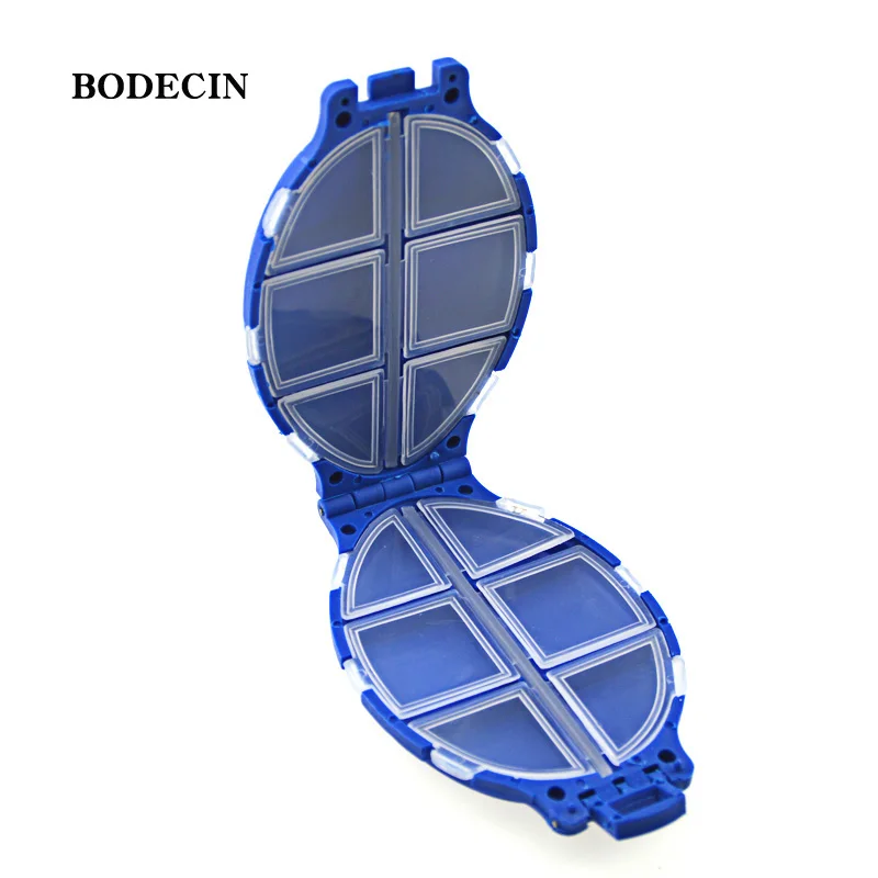 1pcs Outdoor Fishing Accessory 12 Compartments Grid Tortoise Shape Plastic Turtle Lure Baits Hooks Tackle Box Pocket Multi Kits (6)