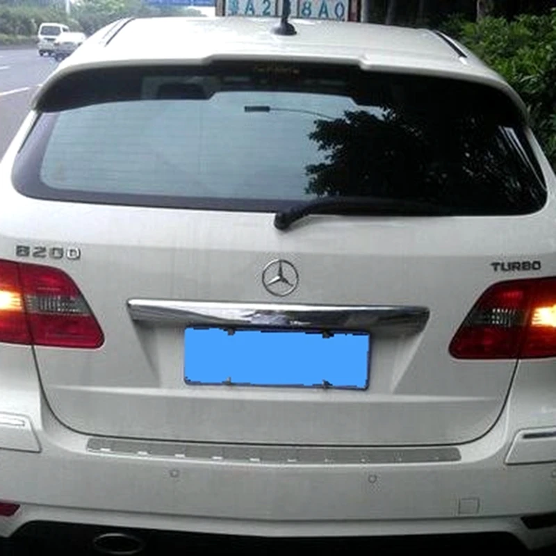 Для Mercedes Benz B-Class B200 2009 2010 2011 антенна на заднюю часть крыши, надрезаемая подкладка, abs Материал грунтовка Цвет для хвостовой части автомобиля декоративное крыло