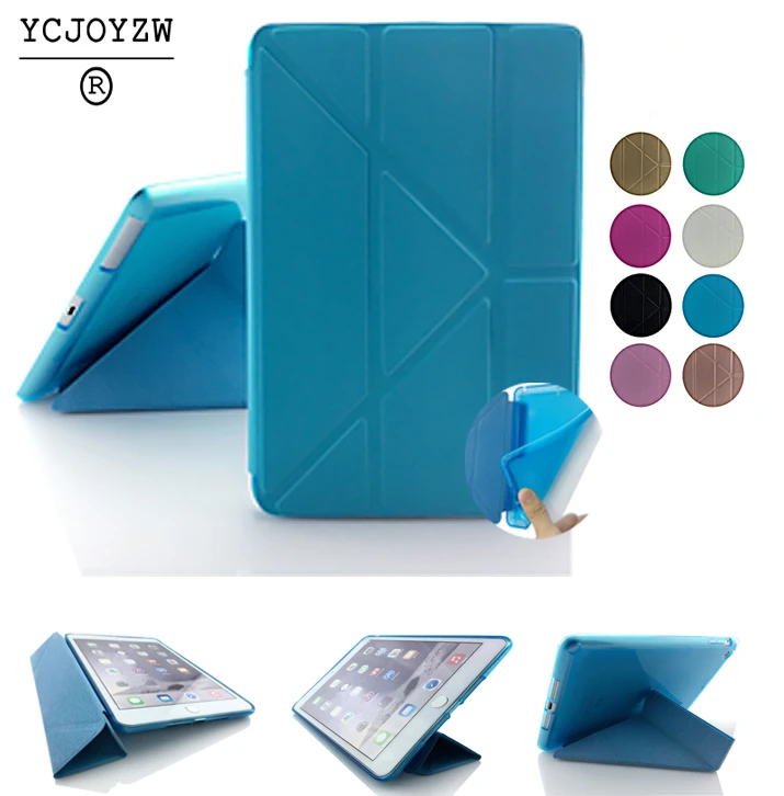 

YCJOYZW - Free Ultra Slim Designer Tablet PU Leather TPU Smart Case Cover For Apple iPad mini 1 mini 2 mini 3 or for iPad 2 3 4