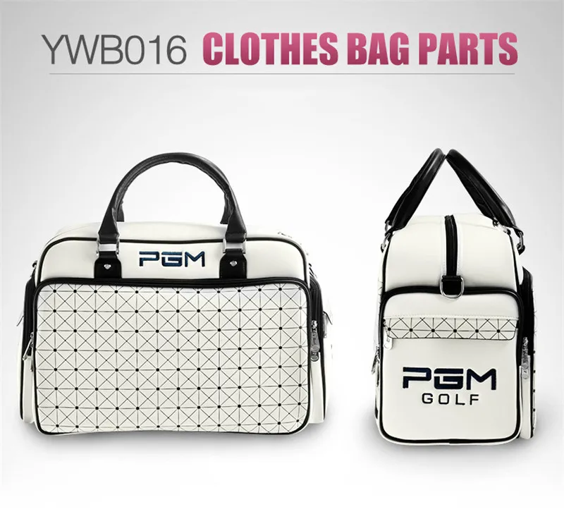

2018 Pgm Brand Golf Clothes Bag Leather Waterproof Large Capacity Shoes Bag Wearable Sports Handbags Hot Sale D0059