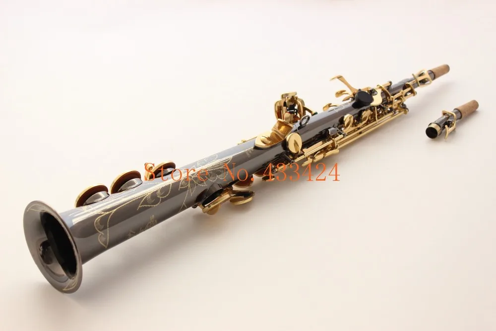 France Selmer High pitch Bb Split Soprano Saxophone B Flat Saxe black