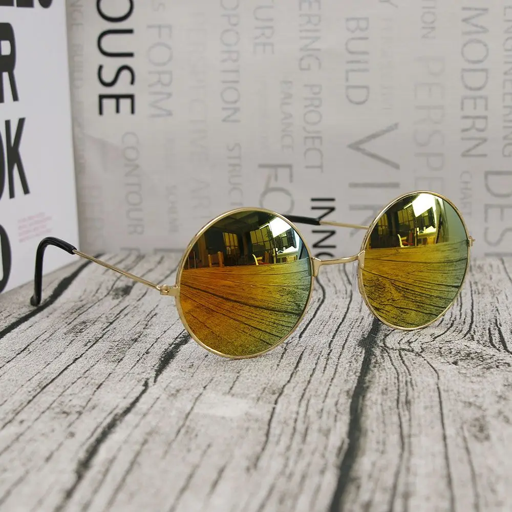 SEKINEW мужские и женские Ретро Винтажные круглые зеркальные солнцезащитные очки, очки для спорта на открытом воздухе, водительские очки