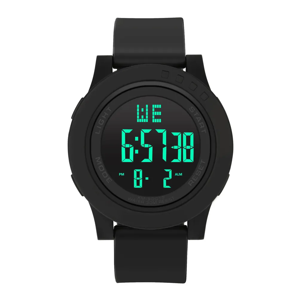 Элитный бренд часы Для мужчин спортивные часы Водонепроницаемый светодио дный цифровой кварцевые Для мужчин Военная наручные часы мужской Relogio Masculino# G