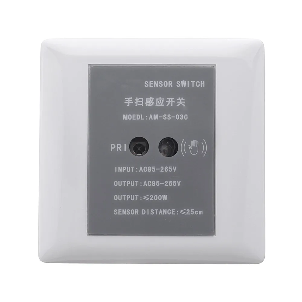 AC85-265V 200W силы волны вкл/выкл Сенсор светильник переключатель для Кухня Ванная