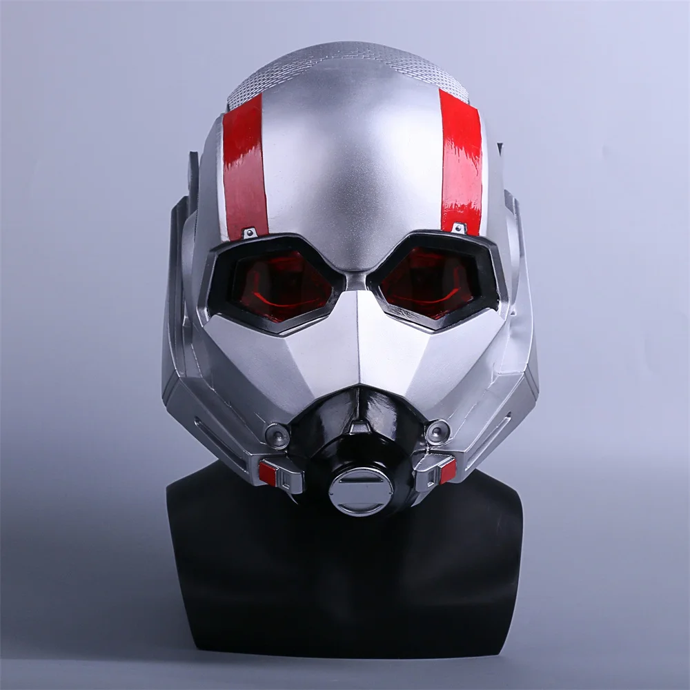 Movie Ant-Man and the Wasp Mask Cosplay Antman PVC Helmet Scott Edward Helmets Masks New Halloween Party prop  (4)