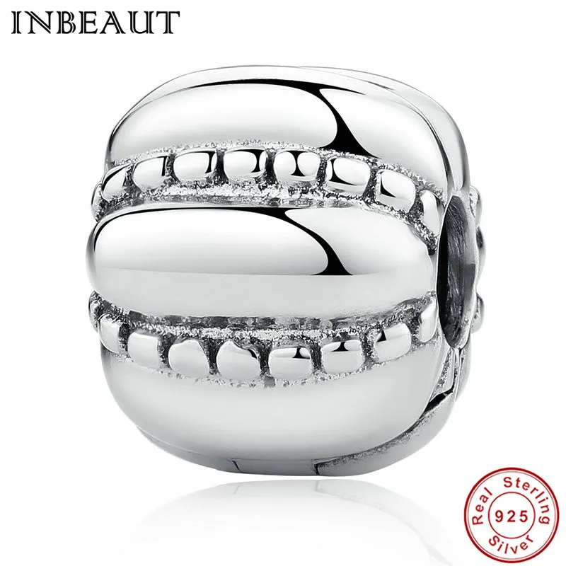

INBEAUT 100% Real 925 Sterling Silver Lovely Small Pumpkin Beads fit s925 Charm Bracelet Teen Girls Trendy Wedding Jewelry