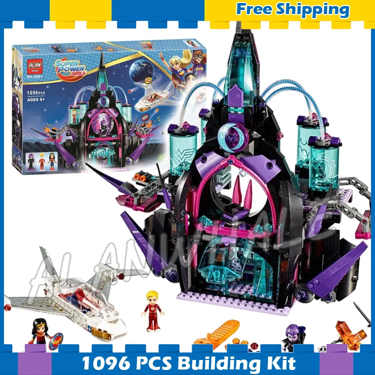 

1096pcs New Super Heroes Girls Eclipso Dark Palace Castle 10691 Model Building Blocks Children Gifts Sets Compatible With lego