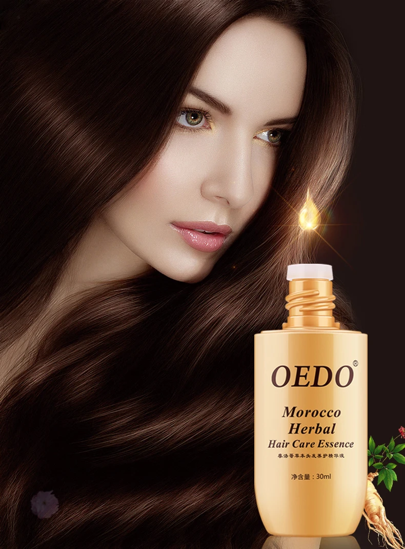 30 мл oedo бренд Уход за волосами Марокко EssenceHair рост Сыворотки ремонт корни волос корень женьшеня лечение облысения Быстрый мощный