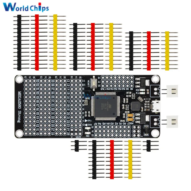 Дм сильная серия ATMEGA16U2 ATMEGA2560 микроконтроллер модуль расширения программируемая плата для Arduino MEGA2560 R3 с USB кабелем