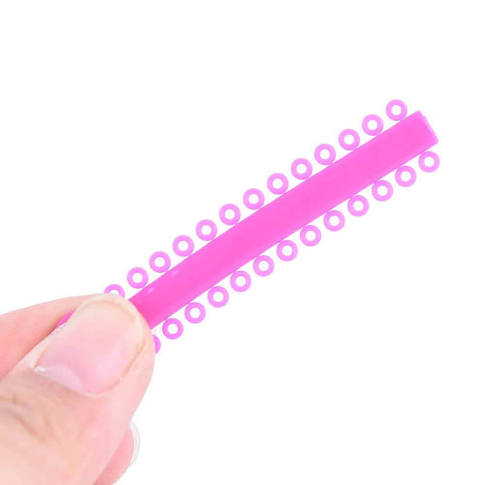 

Hot 10pcs Dental Orthodontic Ligature Ties Elastic Rubber Bands Tools Elasticity For Teeth SJ66