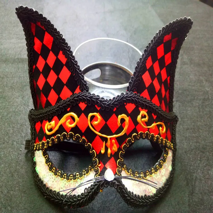 

2019 Halloween Venice Cat Mask Christmas Party Carnival PVC Animal Cartoon Masks