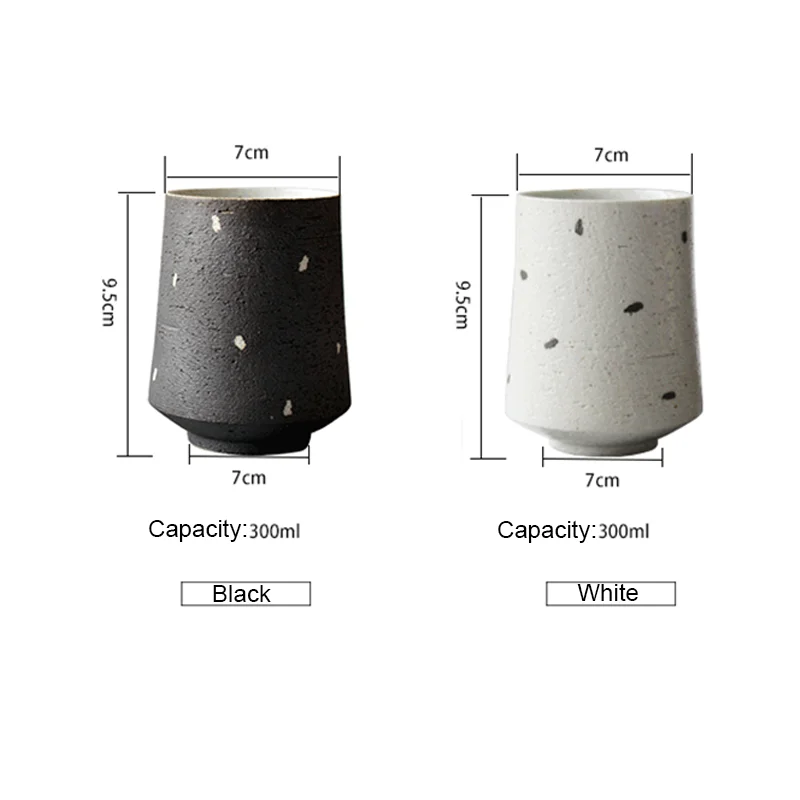 300 мл японская короткая грубая керамическая кружка ручной керамический чашка для кофе мастер чашка молочный завтрак кружки креативная посуда для напитков чашка для воды