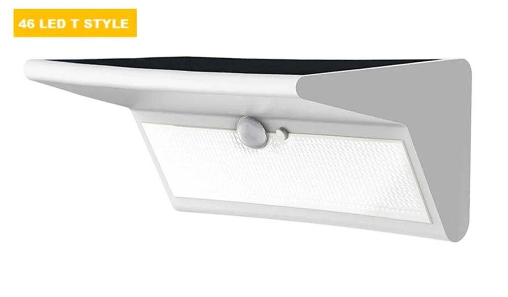 

Solar Lights Motion Sensor Security Lights 4 Intelligent Modes 46 LED PIR Wireless Weatherproof Lamp Garden Yard Pathway