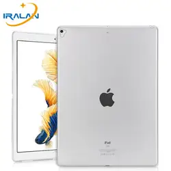 Мягкие TPU силиконовый плотный для Apple Ipad Pro 12,9 2017 случае новая мода сверхтонкая защитная оболочка прозрачная крышка + пленка + ручка