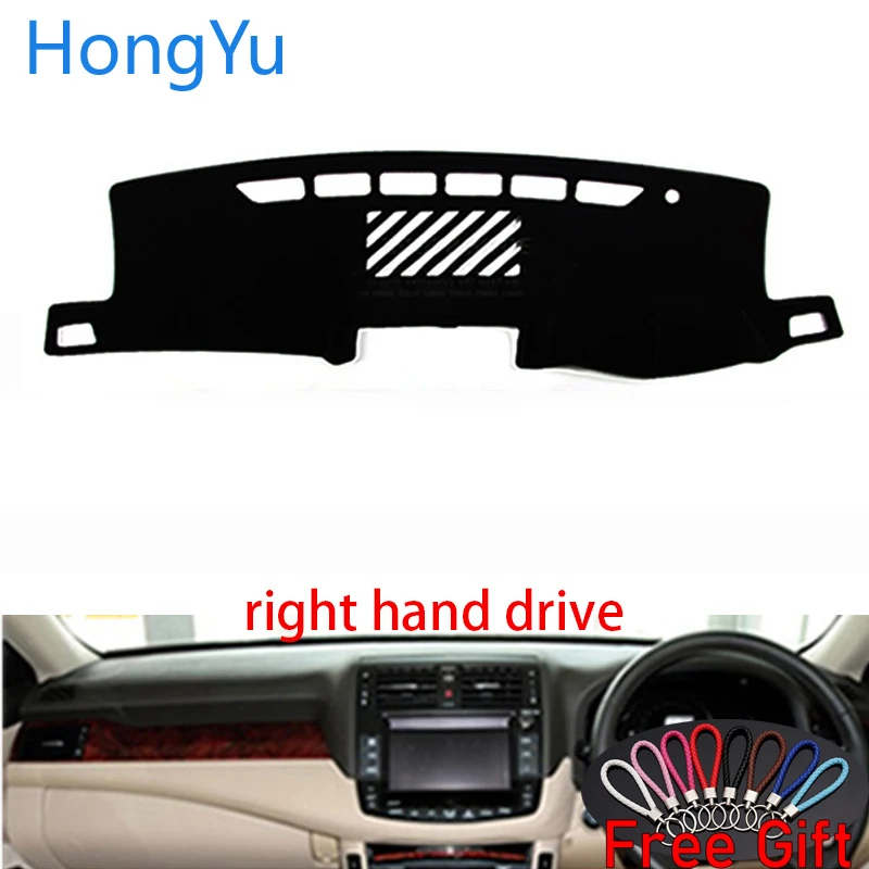 

Car Dashboard Cover Dash Mat Board Pad Carpet Dashmat Interior Mats for Toyota crown 2010 2011 2012 Right Hand Drive Accessories