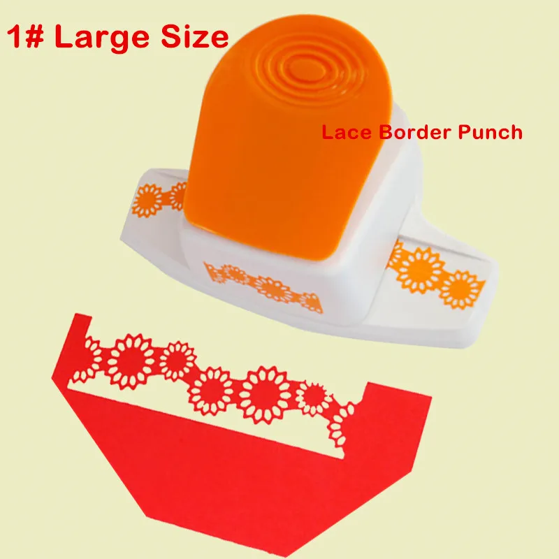 Buy Free ship Big size Sunflower border hole punch