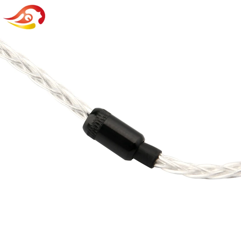 QYFANG Aluminum Alloy Earphone Splitter Audio Jack HiFi Headphone Upgrade Cable Connector 5.0mm Wire Hole Adapter Metal Plug