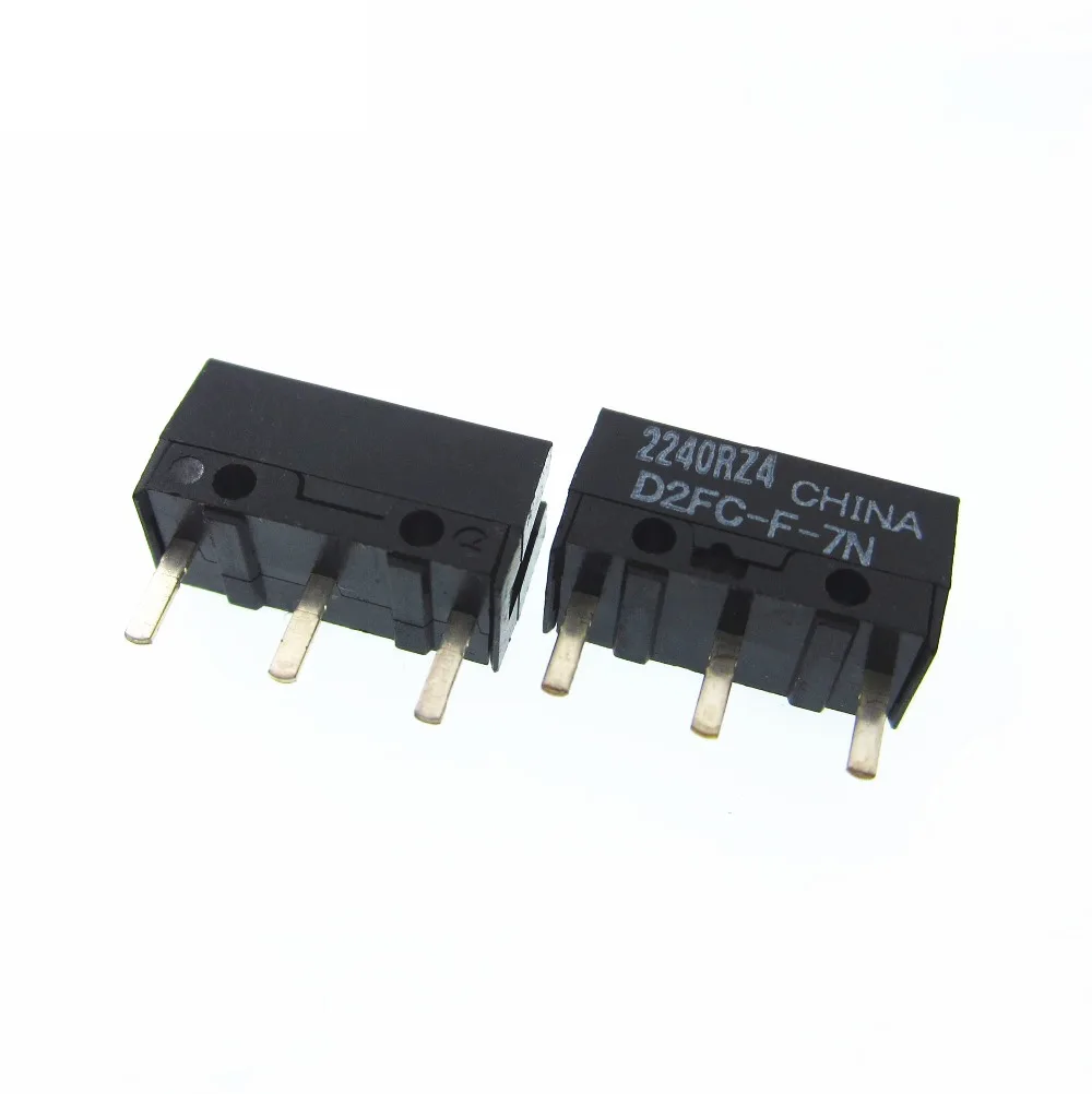 

new 100PCS Micro Switch Microswitch D2FC-F-7N For Mouse Button Fretting D2F-J Microswitch