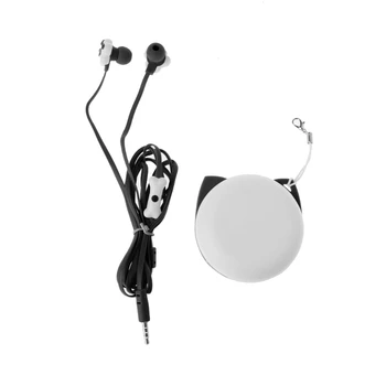 

OOTDTY New Cute 3.5mm Stereo In-Ear Earphone Headphone Case With Mic For Girls Gift Small 2018