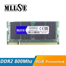 MLLSE pamięć RAM DDR2 4 gb 8 gb 800 Mhz PC2-6400 sodimm laptop notebook pamięci ram ddr2 4 gb 800 Mhz pc2 6400 ddr 2 4 gb pamięci ram tanie tanio CN (pochodzenie) Używane NON-ECC 2009 9 9 200PIN Trzy Lata 2x dwukanałowy PC2-6400 PC2 6400 PC2-6400s 1 8 V 800 Mhz 800MHZ