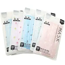 10 шт. одноразовая Пылезащитная маска для рта милый мультфильм цветочный 3 слоя нетканый Хирургический медицинский ушной респиратор