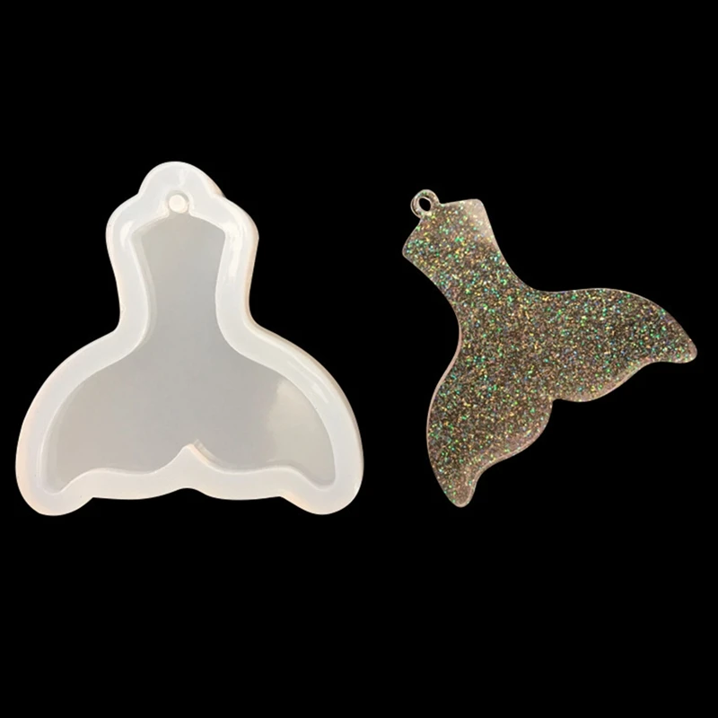 

Crystal Mermaid Tail Silicone Mold Fondant Cupcake Cake Decorating Baking Tools Handmade Soap Mold