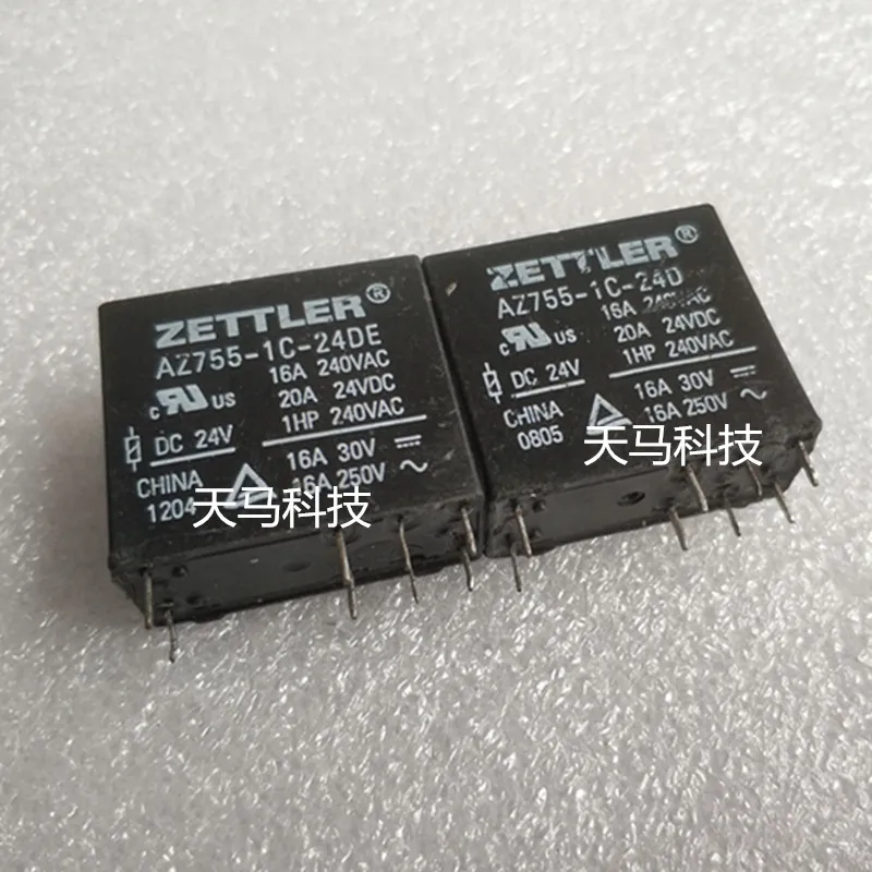 AZ755 1C 24DE реле ZETTLER 24VDC 8PIN 16A|Реле| |