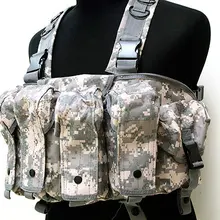 Военный Тактический Жилет molle ACU цифровой Камуфляжный жилет [VT-03]