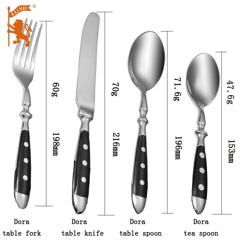 Столовая посуда из нержавеющей стали набор столовых приборов посуда couverts de настольная вилка ложка нож talher cubiertos cocina jogo de talheres