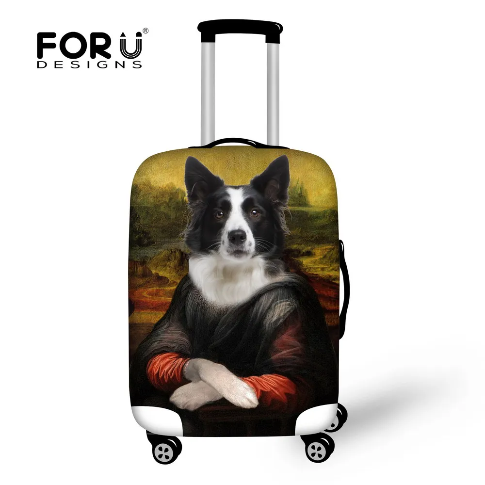 FORUDESIGNS Cute Animal Printing Polyester Luggage Cover Case Travel