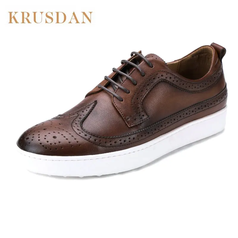 Мужские туфли оксфорды из натуральной кожи для вождения|shoes brand|shoes brand designershoes