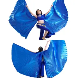 Профессиональных восточных Bellydance открытие Isis Крылья взрослый размер Танцы Аксессуары крылья для Для женщин/Обувь для девочек (без Щупы для