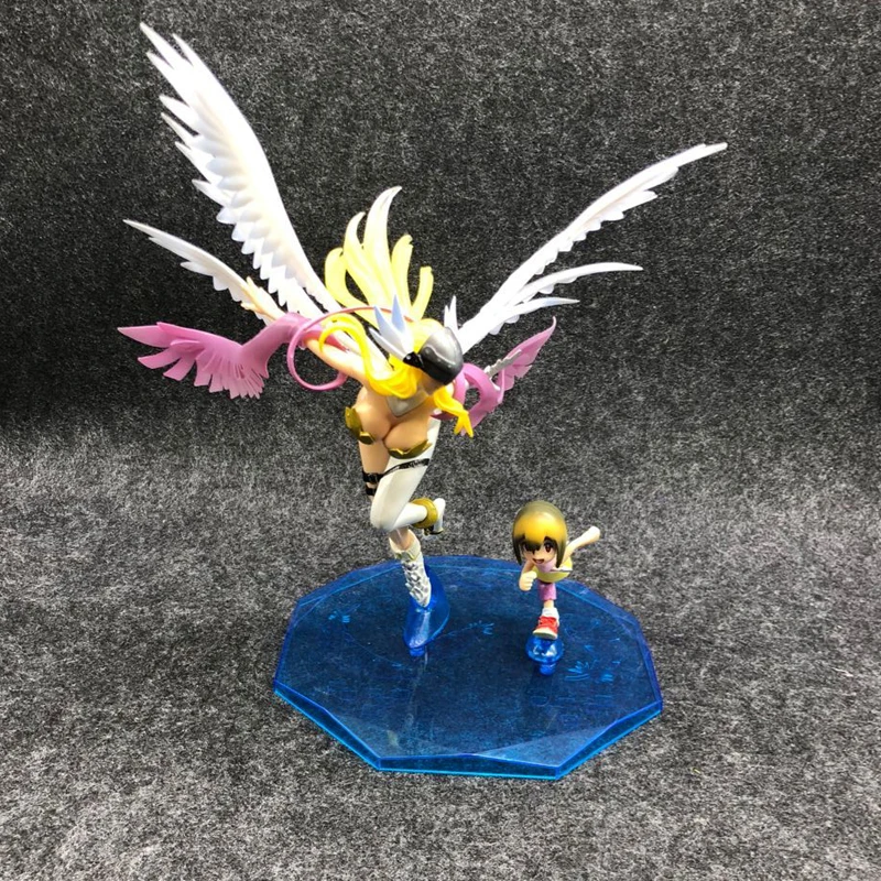 Аниме Цифровой Монстр Angemon и Angewomon Модель Фигурки игрушки