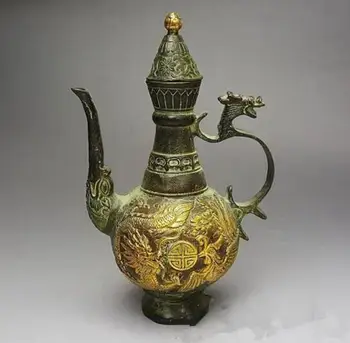 

Antique Bronze Dragon pot Home Furnishing bronze metal ornament crafts ornaments