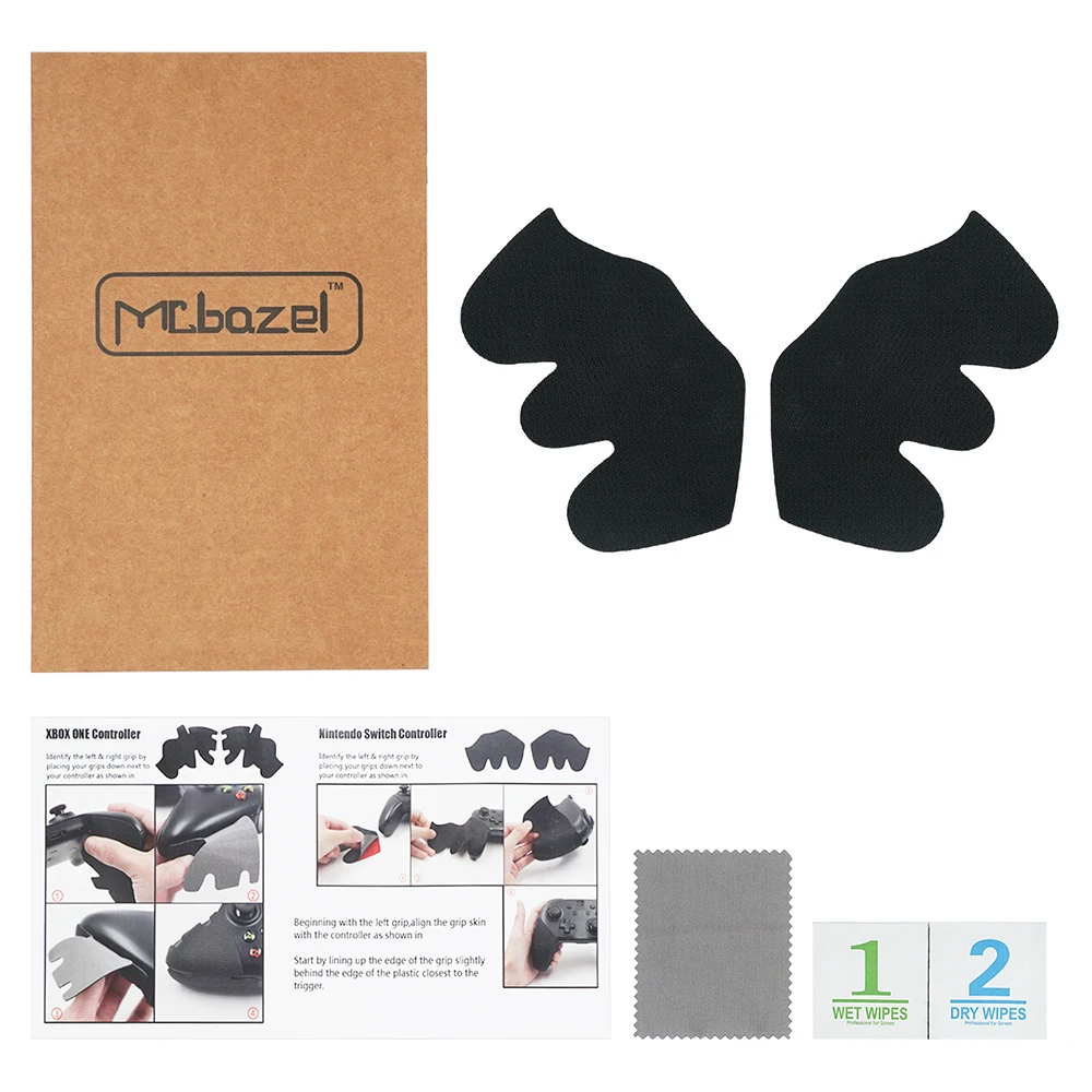 

1 Pair Anti-skid Textured Rubber Grips for Nintend Switch PRO Controller Protective Sticker