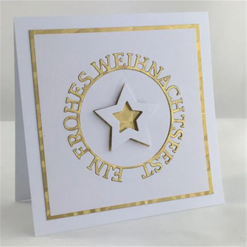 

YaMinSanNiO Circus Metal Cutting Dies Letters Dies Scrapbooking for Card Making DIY Embossing Christmas Die Cuts Craft Stencils