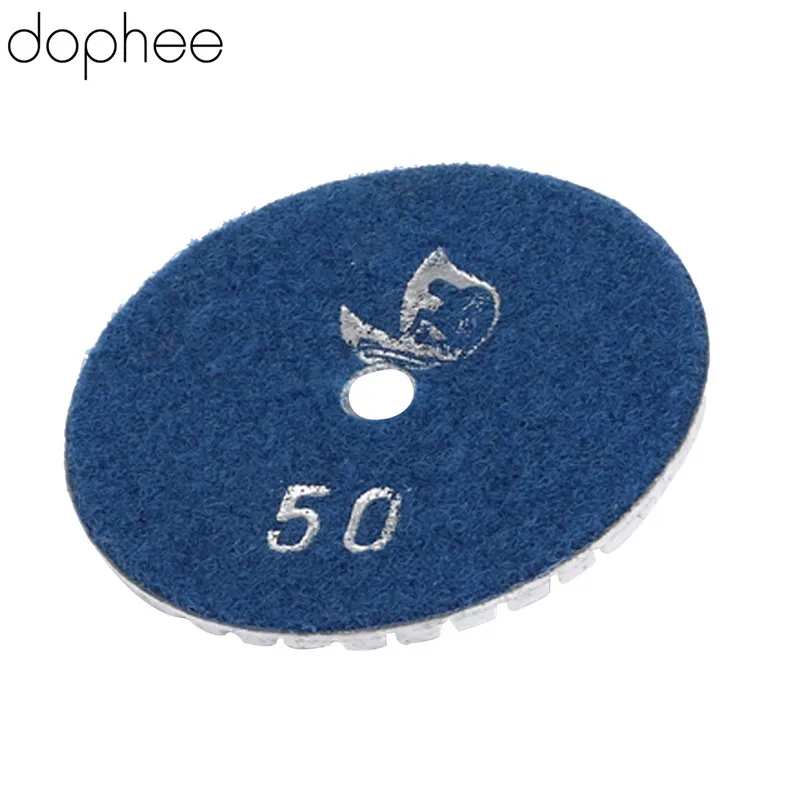 Dophee 80 мм/3 &quotGrits #50 Профессиональные влажные/сухие гранитные бетонные мраморные