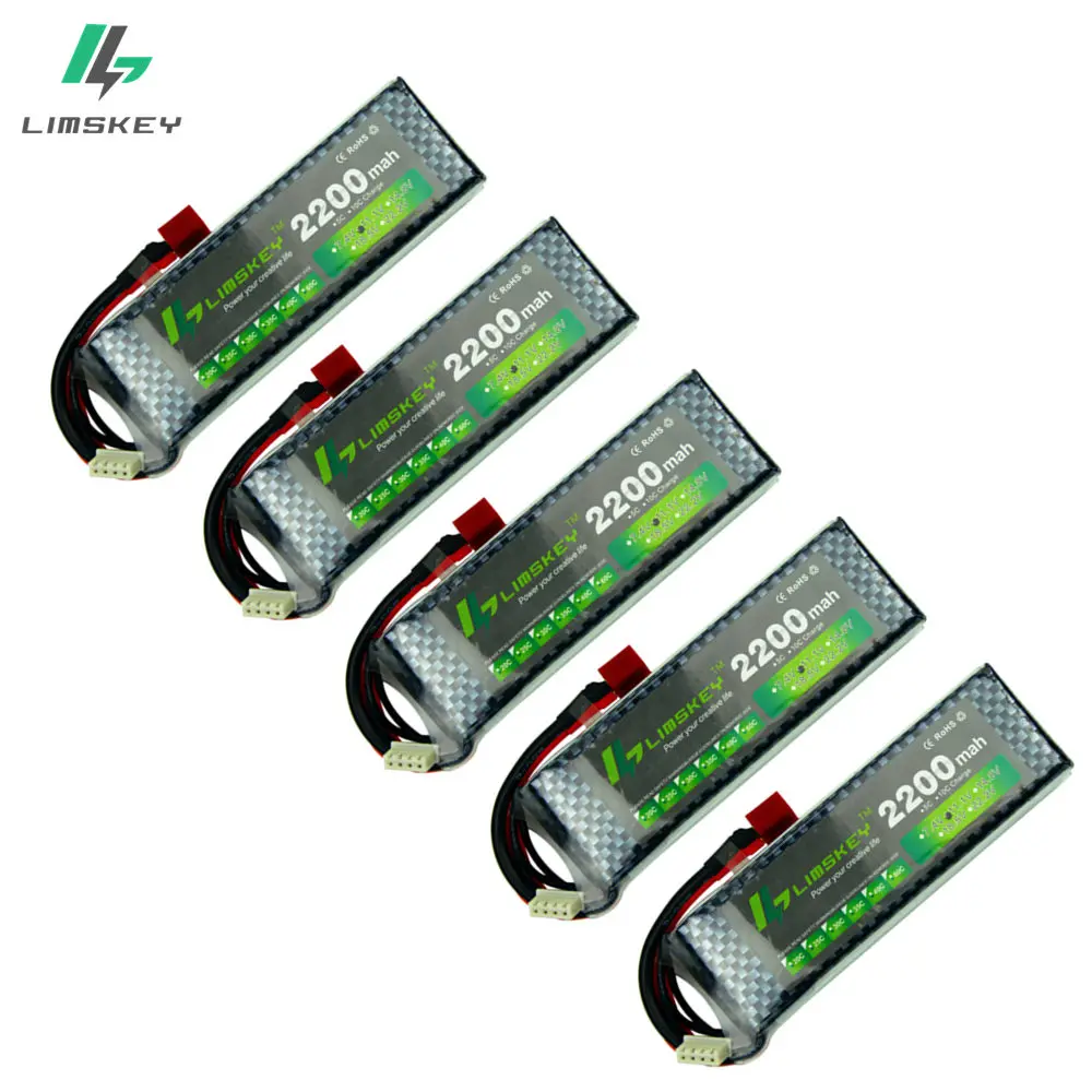 Limskey Drone Батарея 11 1 V 2200 мА/ч 25C MAX 50C Lipo для квадрокоптера самолета RC T REX 450 Вертолет