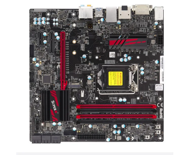 OEM C7H170 M настольная игровая материнская плата non k overclocking H170 chip 1151 pin i7 / i5