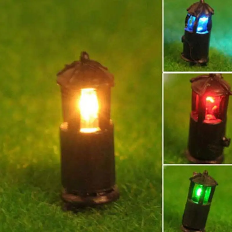 Dongzhur 1 шт. Милая модель светильник кукольный домик садовый светильник для газона миниатюрный кукольный домик мебель мини-светильник для травы