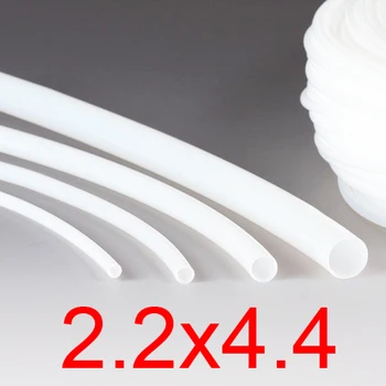 

2.2mm ID 4.4mm OD 2.2x4.4 PTFE tube tubing,polytef HOSE,white 3D printer F4 Corrosion Resistance Polytetrafluoroetylene pipe